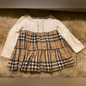 Burberry baby dress size 9M
